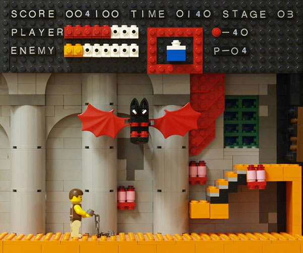 LEGO Castlevania Scene (NES)