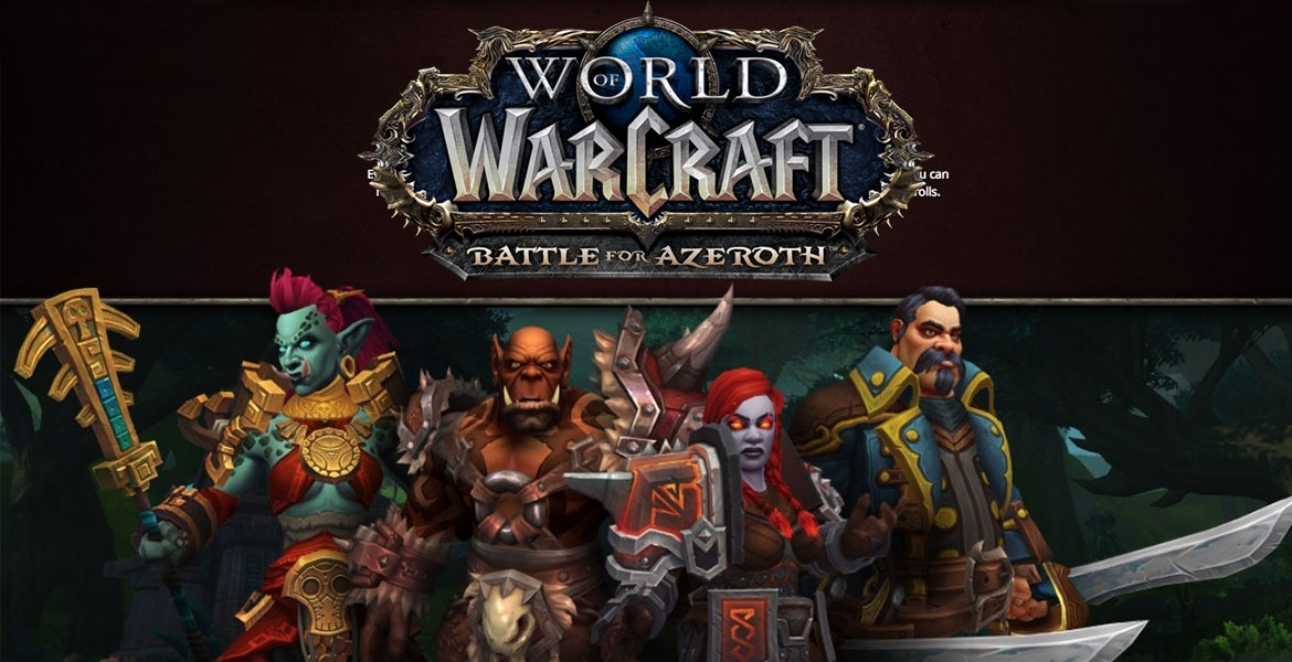 World of Warcraft Battle for Azeroth BETA - Karakter Yaratma Ekranı