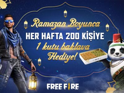 Free Fire Ramazan ayında oyunculara 1 ton baklava dağıtacak